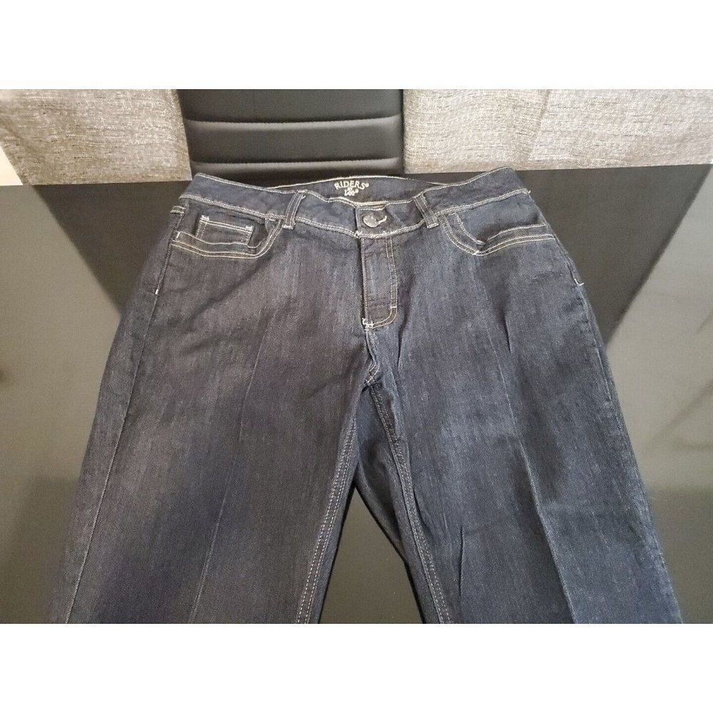 Riders by Lee Women's size 16P Dark Wash Blue Denim Jeans